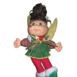MATTEL CPK CABBAGE PATCH KIDS Christmas ELF ANGEL DOLL 8.5" TALL 1995